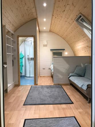 Interior Camping Pods Spain